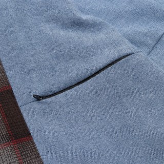 Rokker Chicago rider shirt in grey / redAlternative Image5