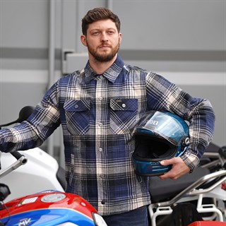 Rokker Houston rider shirt in navyAlternative Image5