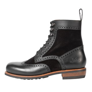 Rokker Frisco Brogue boots in blackAlternative Image1
