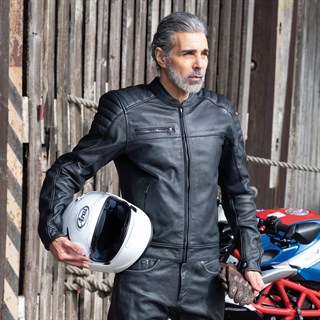 RST Fusion Airbag leather jacket in blackAlternative Image5