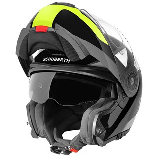 Schuberth C3 Pro Sestante helmet in yellowAlternative Image3