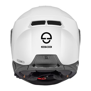 Schuberth S3 helmet in gloss whiteAlternative Image5