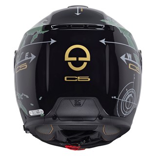 Schuberth C5 helmet in Globe greenAlternative Image3