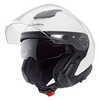 Schuberth J2 helmet in gloss whiteAlternative Image1