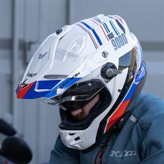 Scorpion ADF 9000 Desert helmet in white / red / blueAlternative Image1