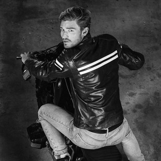 Segura Stripe jacket AKA Funky jacket in brownAlternative Image5