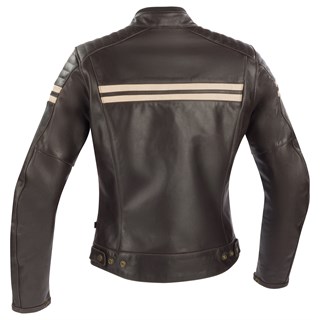 Segura Stripe ladies jacket AKA Funky jacket in brownAlternative Image1