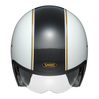 SHOEI J・O CARBURETTOR Shoei J-O Carburettor Helmet White/Black - MotoDirect.com