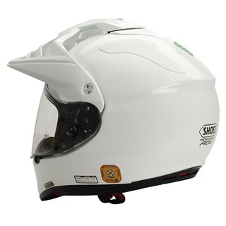 Shoei Hornet ADV helmet in gloss whiteAlternative Image3
