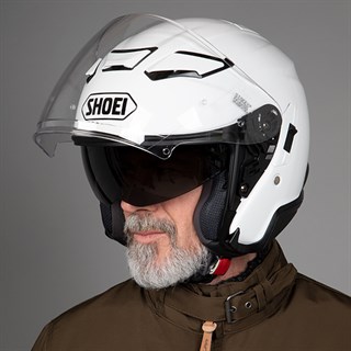Shoei J-Cruise 2 helmet in whiteAlternative Image5