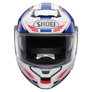Shoei Neotec 3 Grasp TC10 helmet in white / blue / redAlternative Image1