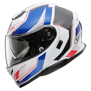 Shoei Neotec 3 Grasp TC10 helmet in white / blue / redAlternative Image3