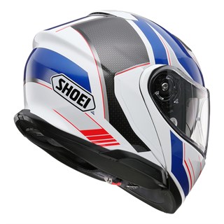 Shoei Neotec 3 Grasp TC10 helmet in white / blue / redAlternative Image5