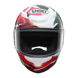 Shoei NXR2 Capriccio TC11 helmet in red / white / greenAlternative Image1