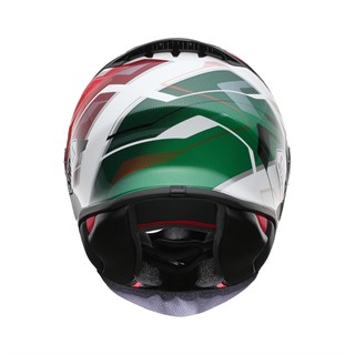 Shoei NXR2 Capriccio TC11 helmet in red / white / greenAlternative Image3