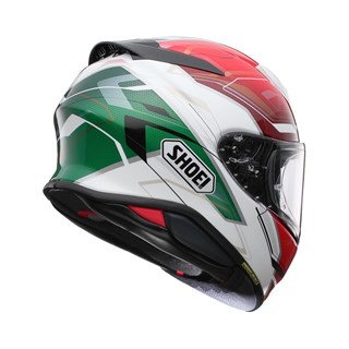 Shoei NXR2 Capriccio TC11 helmet in red / white / greenAlternative Image5