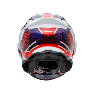 Shoei GT Air 3 Hike TC10 helmet in white / red / blueAlternative Image3