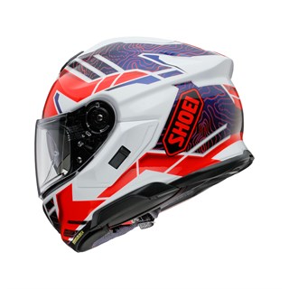 Shoei GT Air 3 Hike TC10 helmet in white / red / blueAlternative Image5
