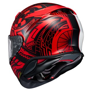 Shoei NXR2 Beaut TC1 helmet in red / blackAlternative Image3