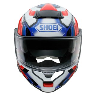 Shoei Neotec 3 Anthem TC10 helmet in red / white / blueAlternative Image1