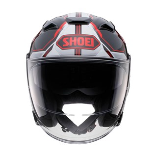 Shoei J-Cruise 3 Whizzy TC1 helmet in red / whiteAlternative Image1