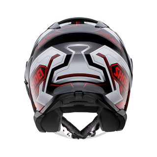Shoei J-Cruise 3 Whizzy TC1 helmet in red / whiteAlternative Image3
