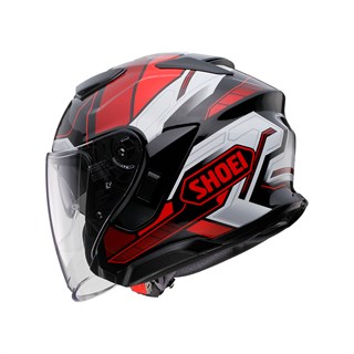 Shoei J-Cruise 3 Whizzy TC1 helmet in red / whiteAlternative Image5