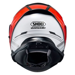 Shoei Neotec 3 Sharpen TC1 helmet in red / whiteAlternative Image3