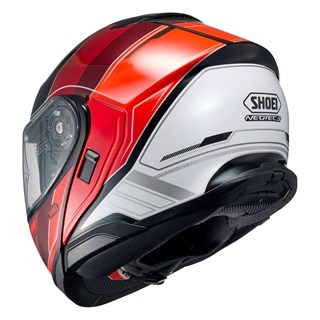 Shoei Neotec 3 Sharpen TC1 helmet in red / whiteAlternative Image5