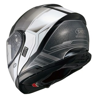 Shoei Neotec 3 Sharpen TC5 helmet in black / whiteAlternative Image5
