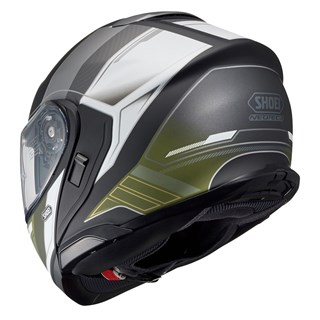 Shoei Neotec 3 Sharpen TC11 helmet in greenAlternative Image5