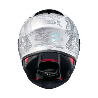 Shoei NXR2 Fearless TC6 helmet in white / silverAlternative Image3