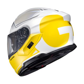Shoei GT Air 3 Mike TC3 helmet in white / yellowAlternative Image5
