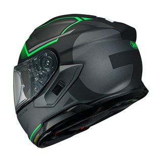Shoei GT Air 3 Mike TC4 helmet in black / greenAlternative Image5