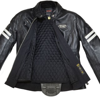 Spidi Ace ladies leather jacket in blackAlternative Image1