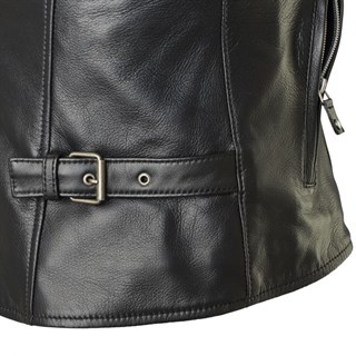 Spidi Ace ladies leather jacket in blackAlternative Image3