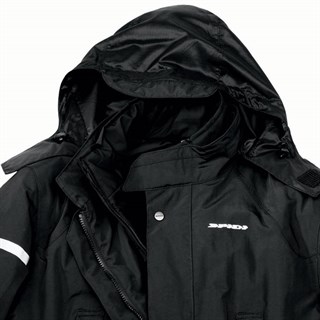 Spidi Cadillac rain jacket in blackAlternative Image1