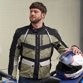 Spidi RW waterproof jacket in green / blackAlternative Image5