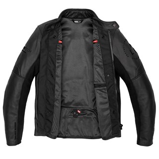 Spidi Genesis leather jacket in blackAlternative Image3