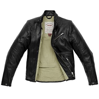 Spidi Garage Robust leather jacket in blackAlternative Image3