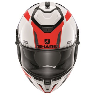 Shark Spartan GT Tracker WBK helmet in white/ redAlternative Image1