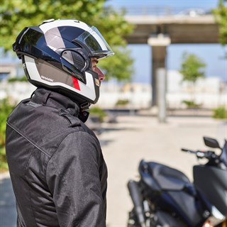 Shark Evo ES Endless WKR helmet in black/ whiteAlternative Image3