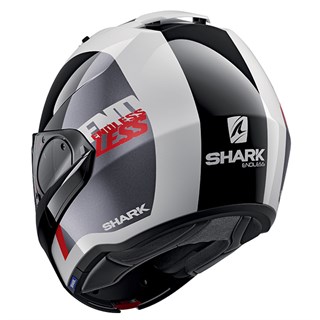 Shark Evo ES Endless WKR helmet in black/ whiteAlternative Image5