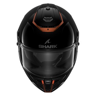 Shark Spartan RS helmet in gloss black with copper trimAlternative Image3