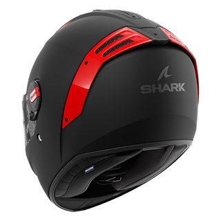 Shark Spartan RS helmet in matt black with red trimAlternative Image1