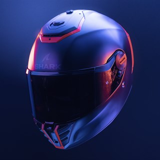 Shark Spartan RS helmet in matt black with red trimAlternative Image5