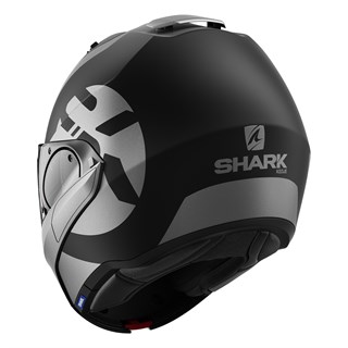 Shark Evo ES Kedje Mat KAK helmet in grey / blackAlternative Image1