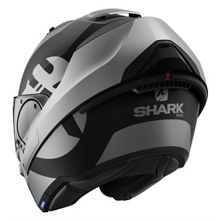Shark Evo ES Kedje Mat KAK helmet in grey / blackAlternative Image5