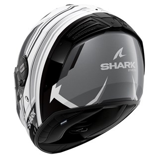 Shark Spartan RS Byhron WKU helmet in white and greyAlternative Image1