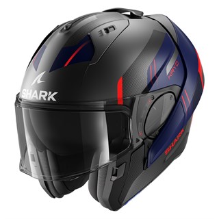 Shark Evo ES Kryd mat ABR helmet in black / blue / redAlternative Image3
